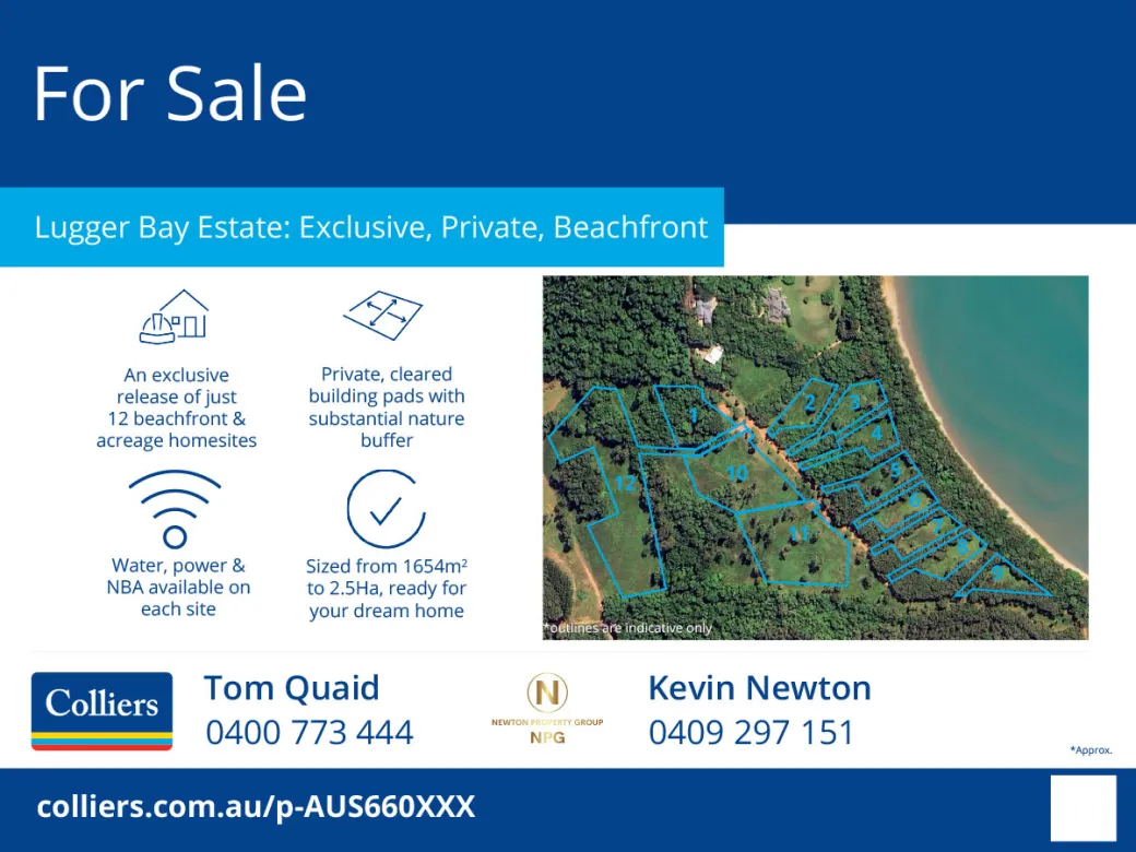 The for-sale board, standard agency layout