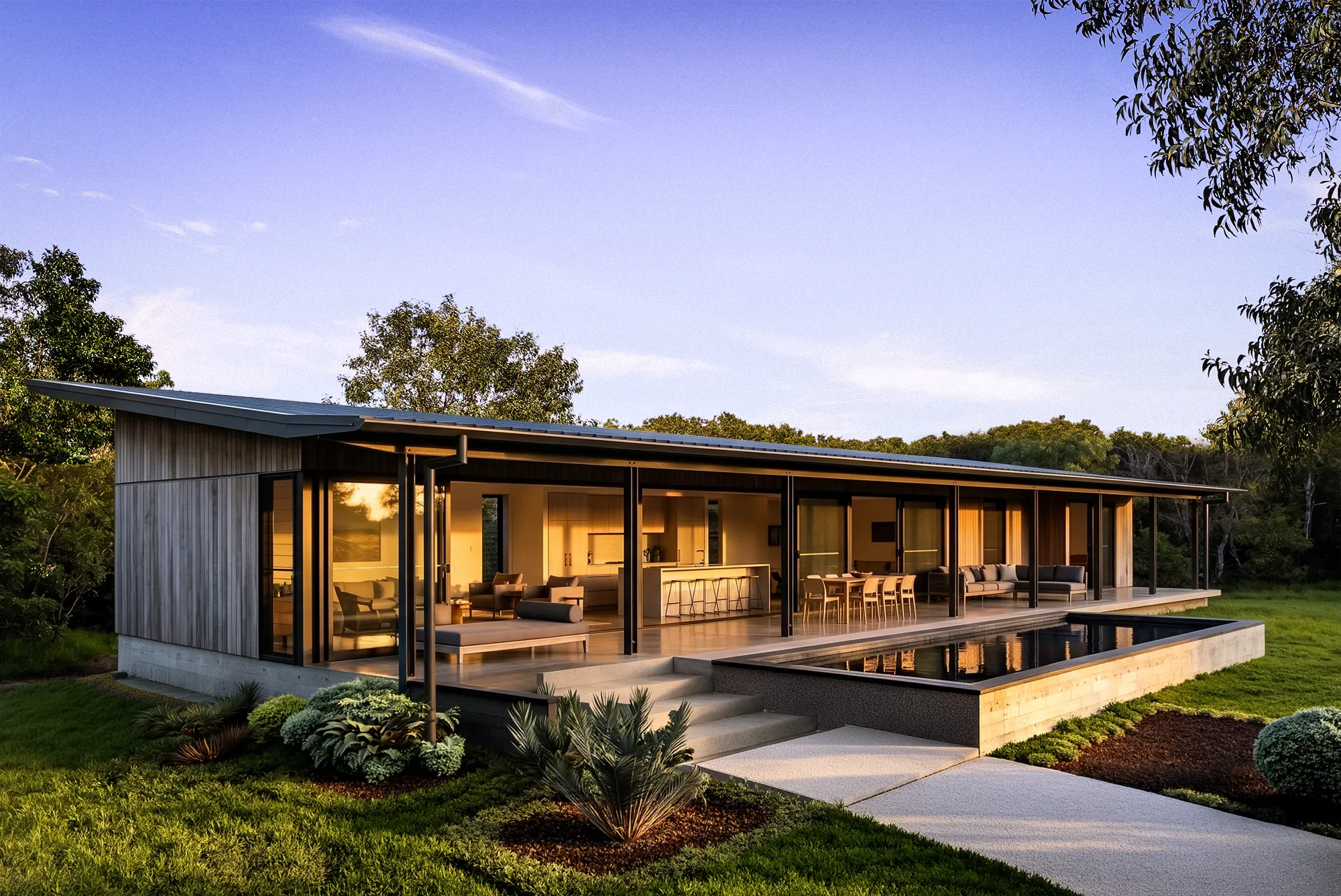 Lot 18 with a home visualised on it