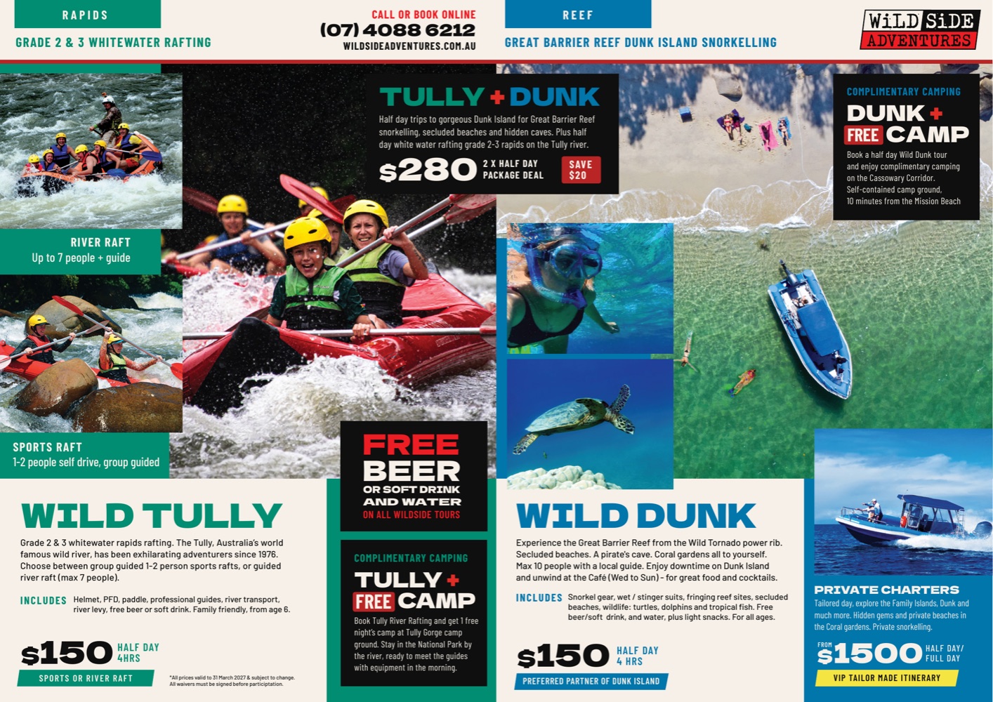 Wildside brochure, inside spread